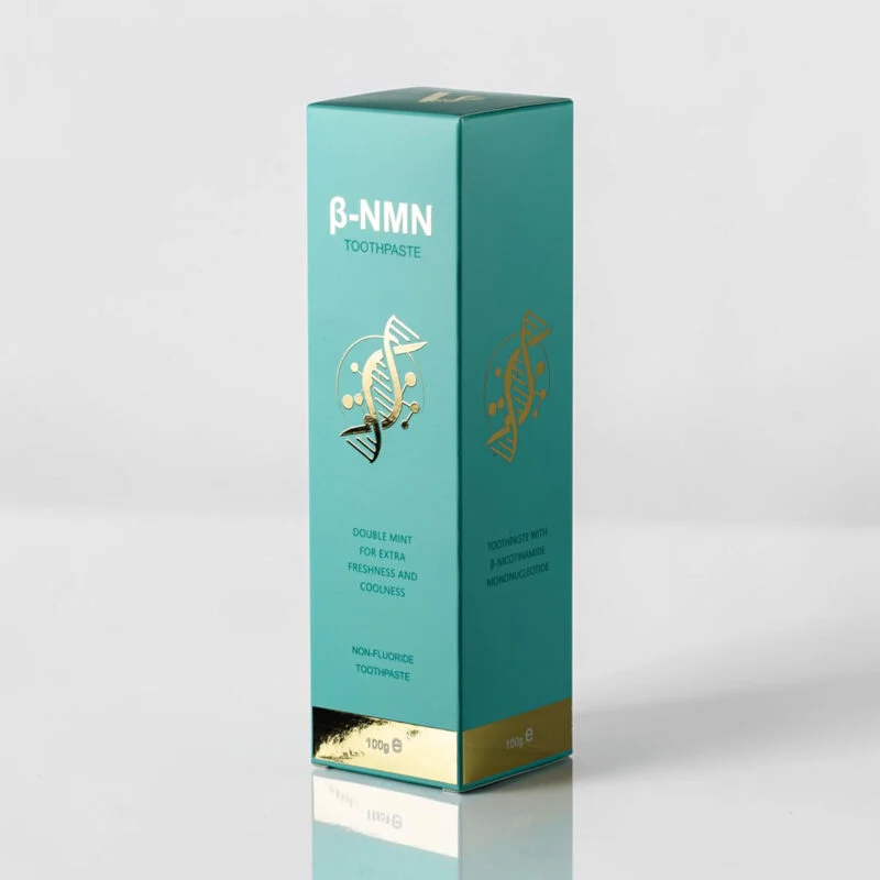 Toothpaste with β-NMN in a box